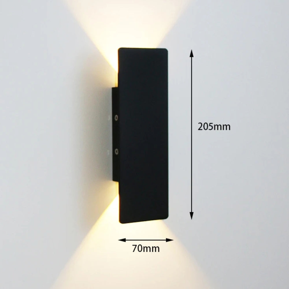 Applique murale aluminium maison couloir - Dimmix