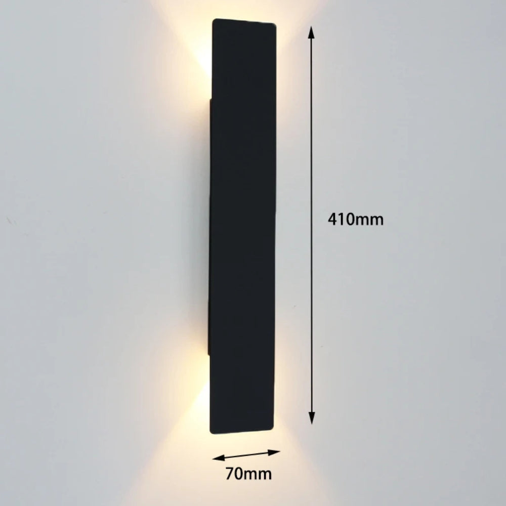 Applique murale aluminium maison couloir - Dimmix