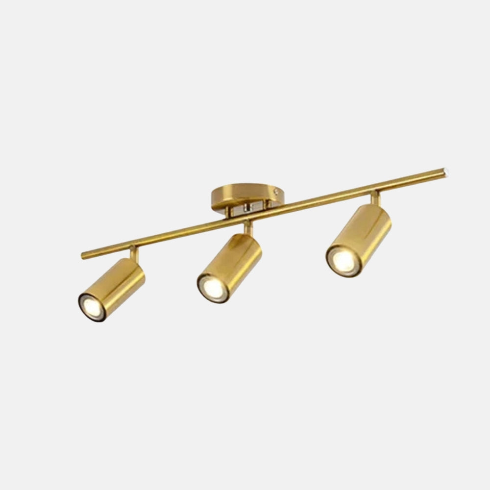 spots plafonnier led en aluminium noir ou doré - Astra