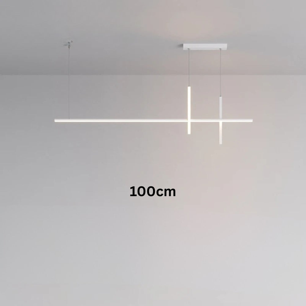 Lustre led minimaliste moderne noir - Lighta