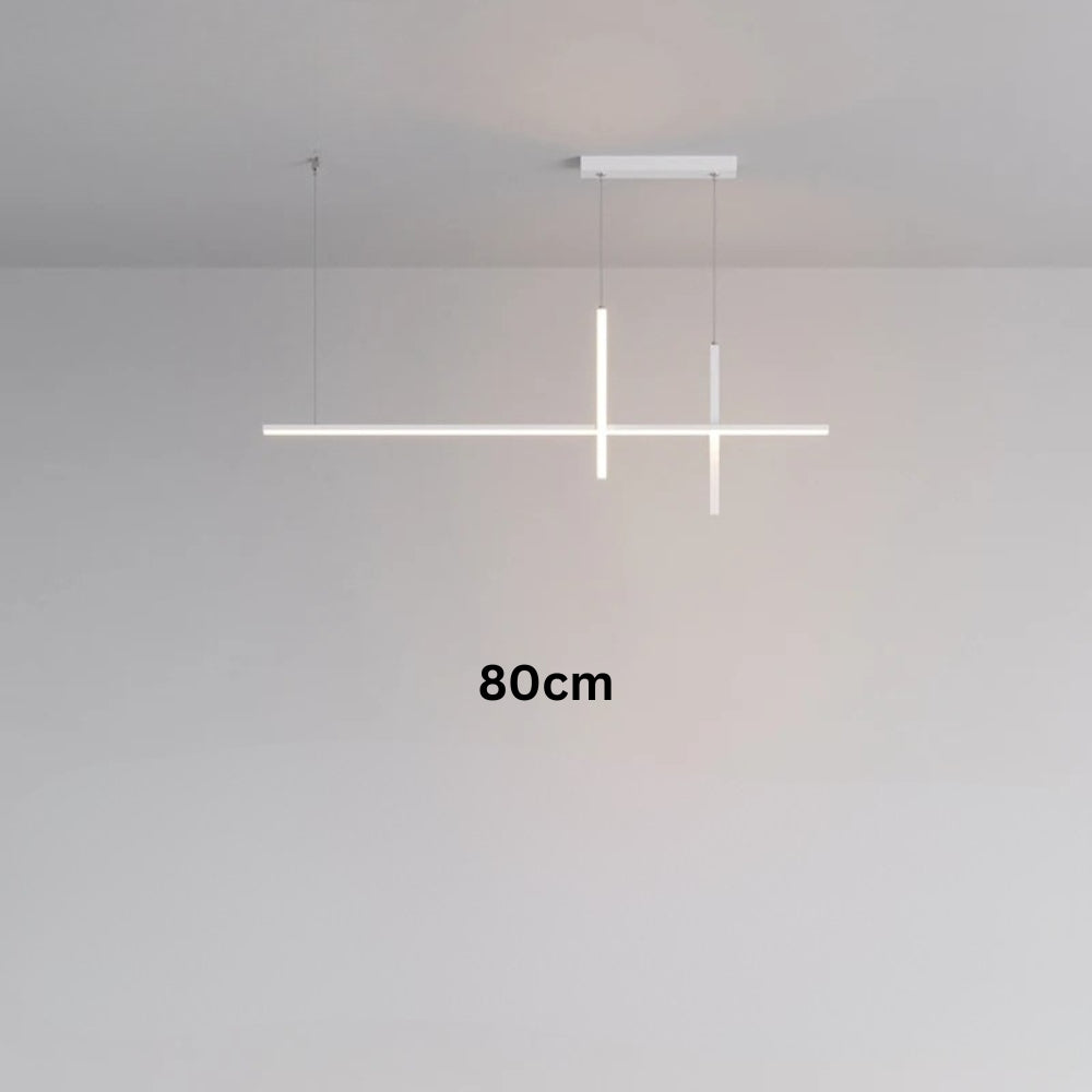 Lustre led minimaliste moderne noir - Lighta