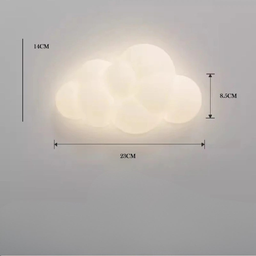 Applique murale nuage et étoile - Glowa