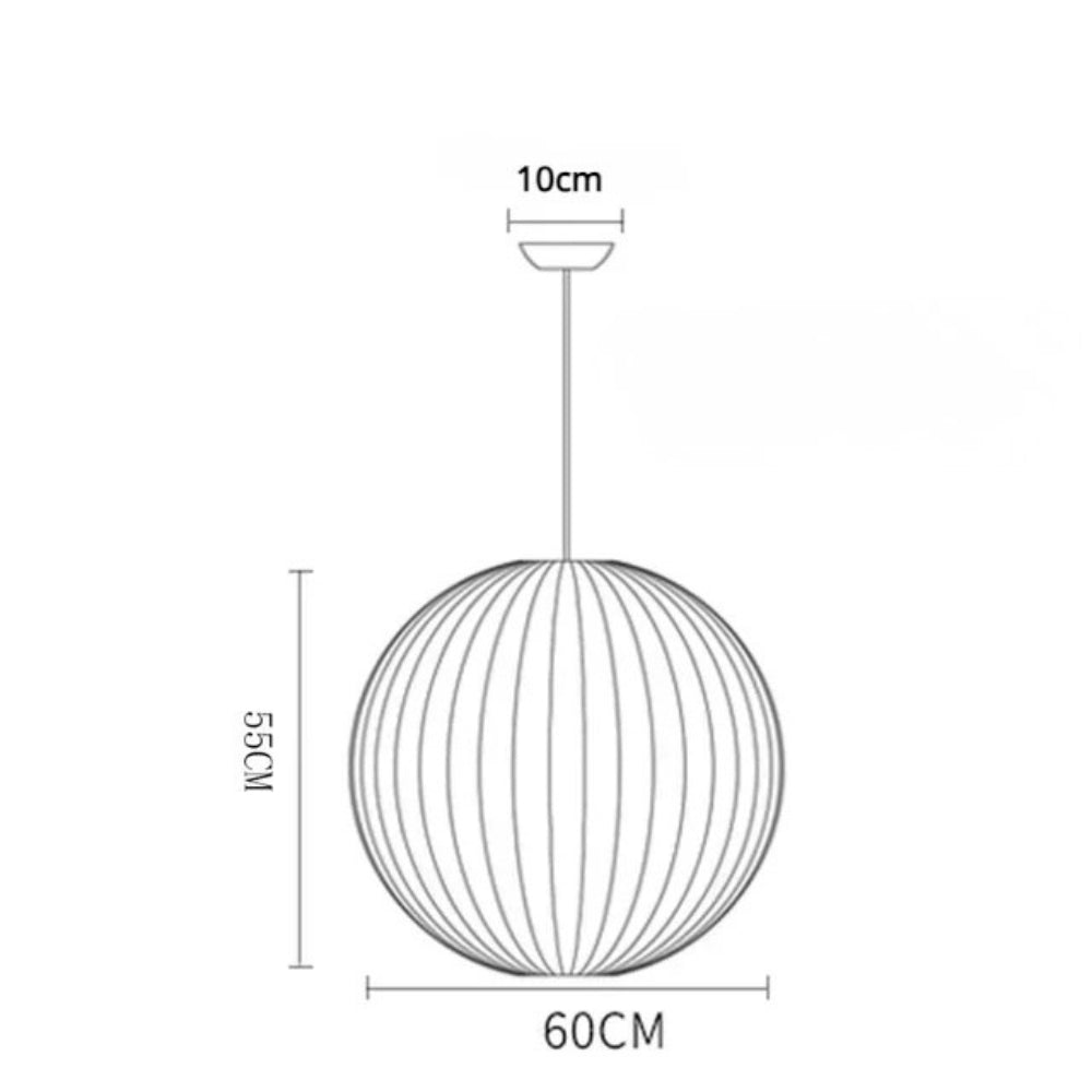 Suspension moderne en papier style japonais - Omega