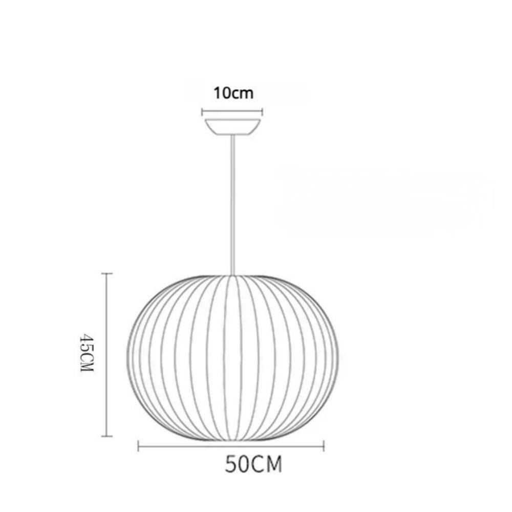 Suspension moderne en papier style japonais - Omega