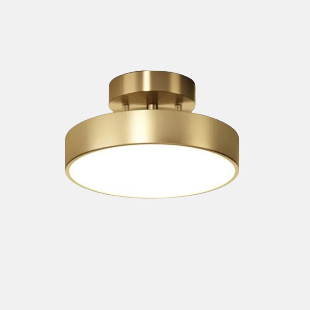 Plafonnier led minimaliste or noir - Archi