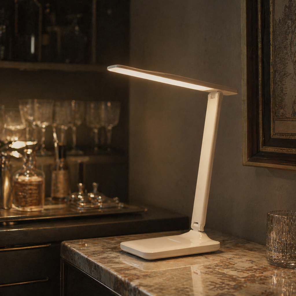 Lampe de table pliable led