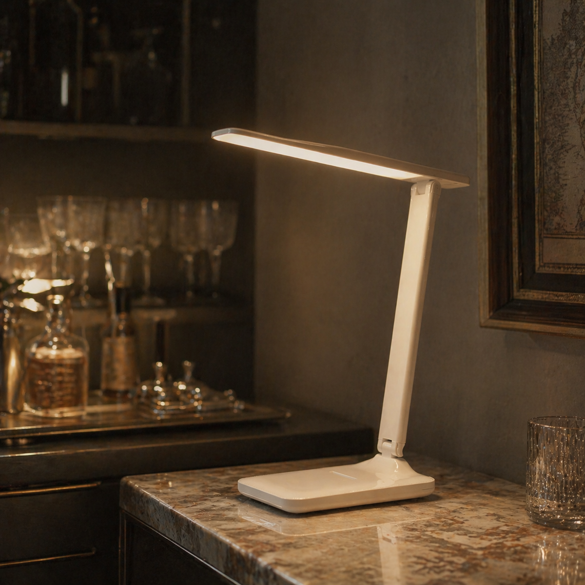 Lampe de table pliable led
