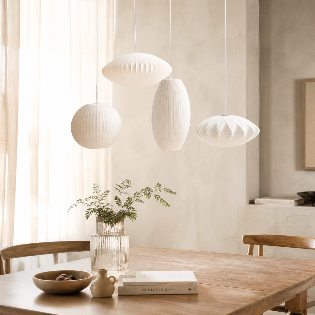 Suspension moderne en papier style japonais - Omega