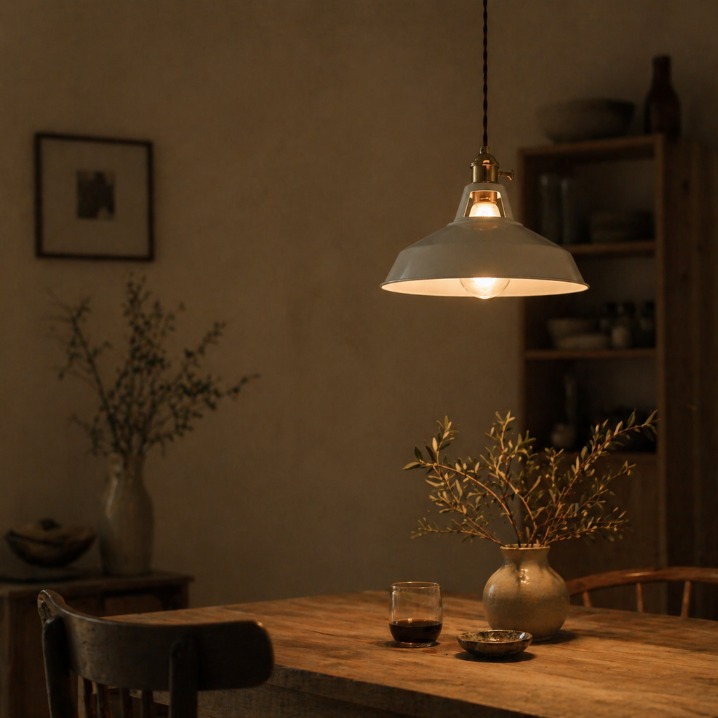 Suspension led en métal coloré loft - Halon