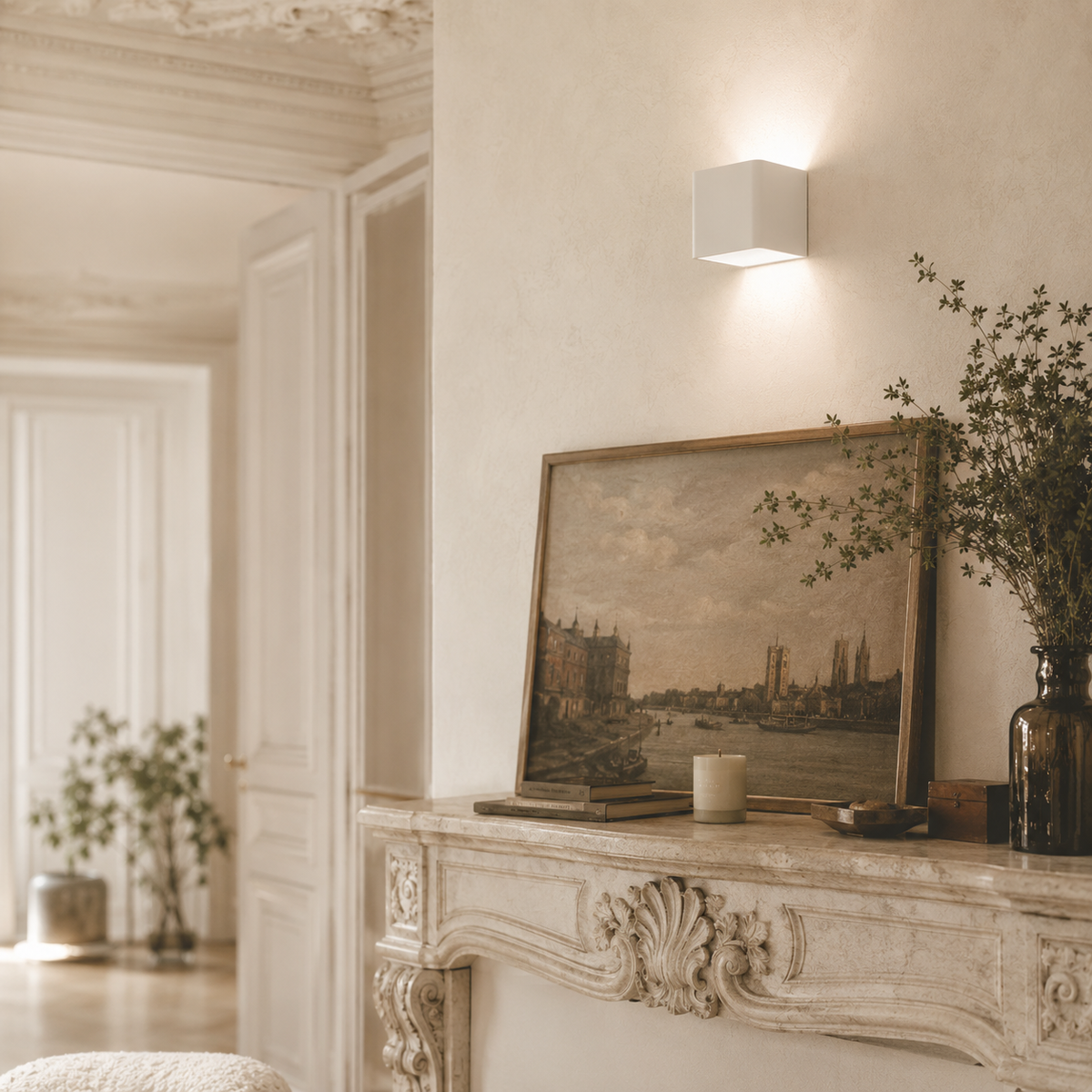 Applique murale led en cube - Solid
