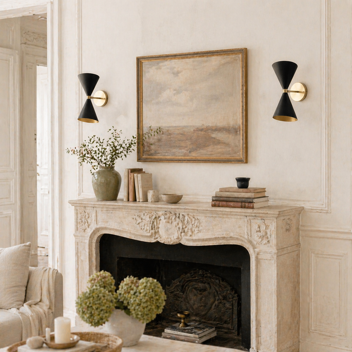 Applique murale design double cône - Shinex