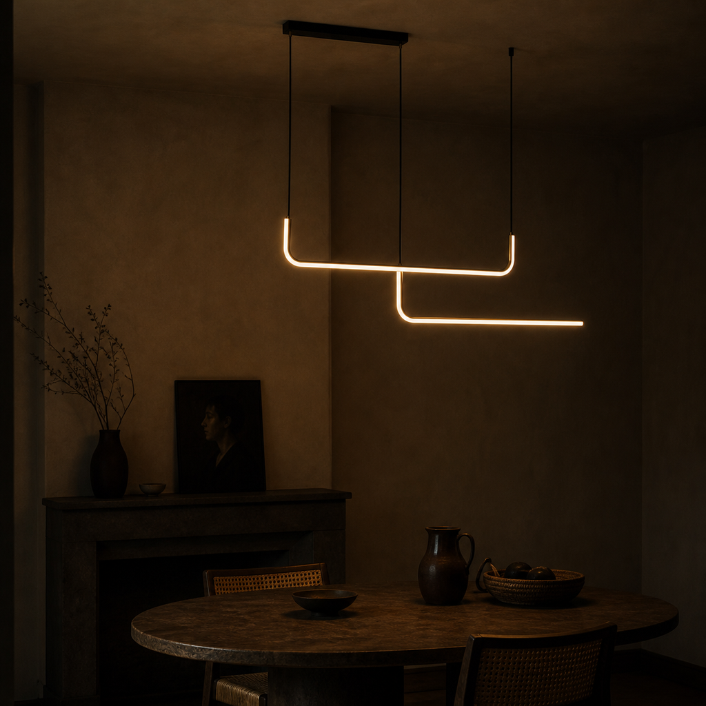 Suspension design moderne led en aluminium - Core