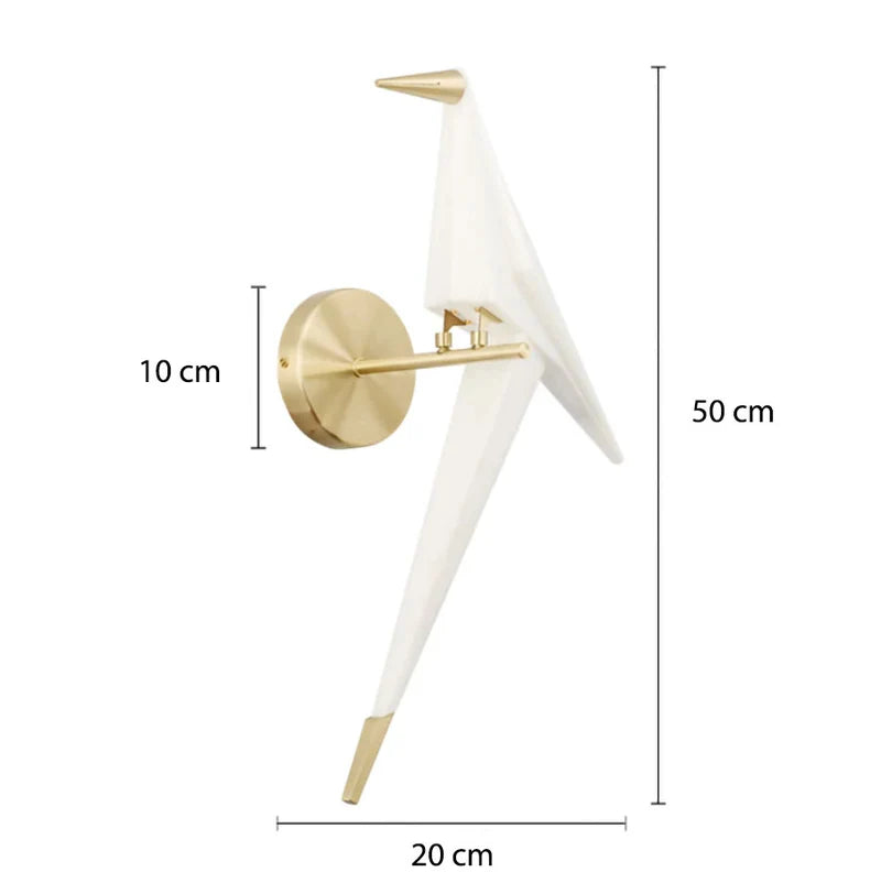 Applique murale moderne oiseau design bird - Spectra