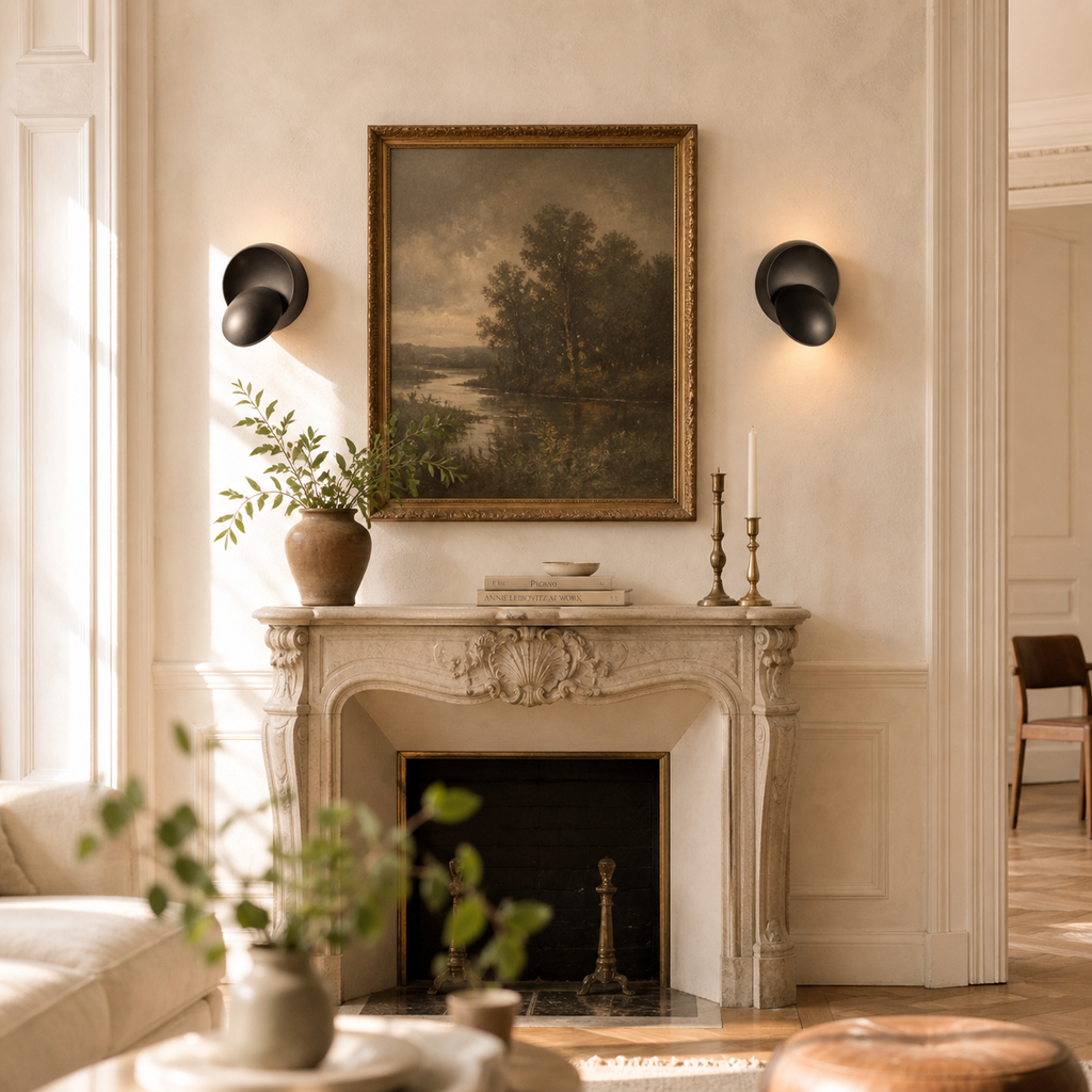 Applique murale ronde design ajustable - Harda