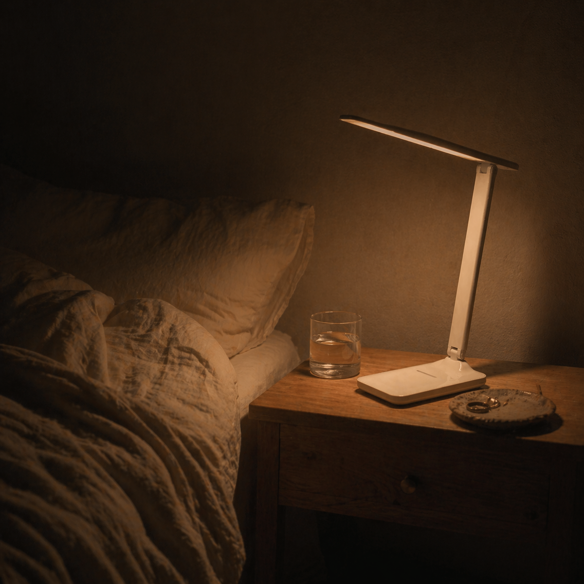 Lampe de table pliable led
