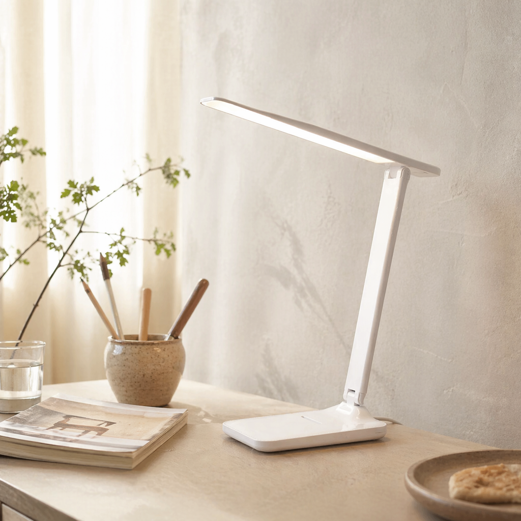 Lampe de table pliable led
