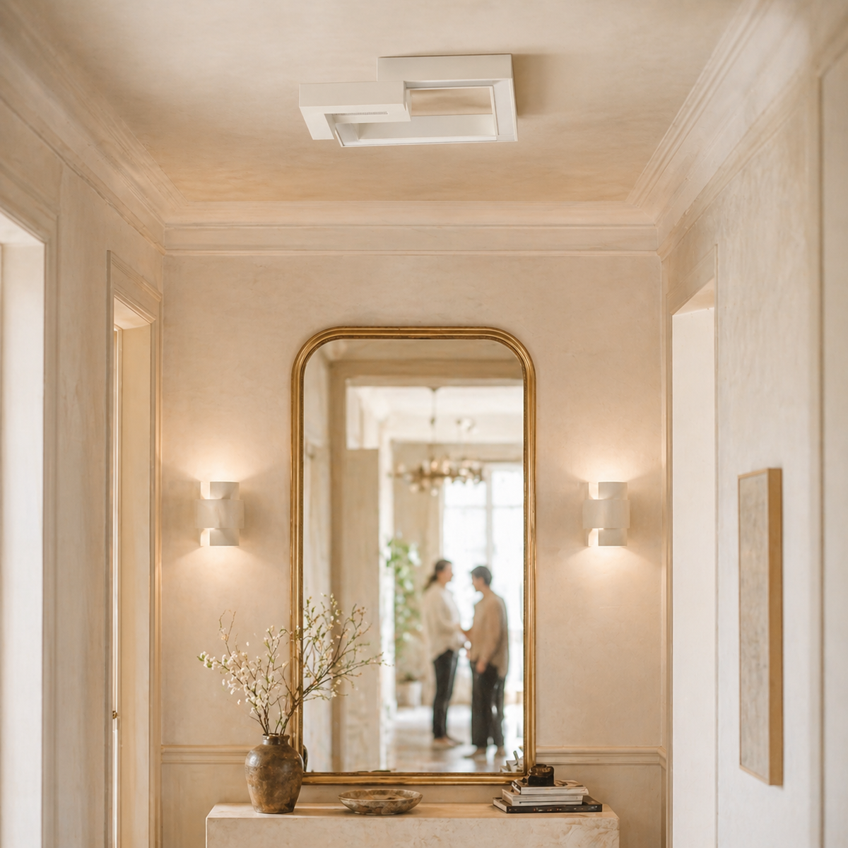 Plafonnier design led géométrique - Modulx