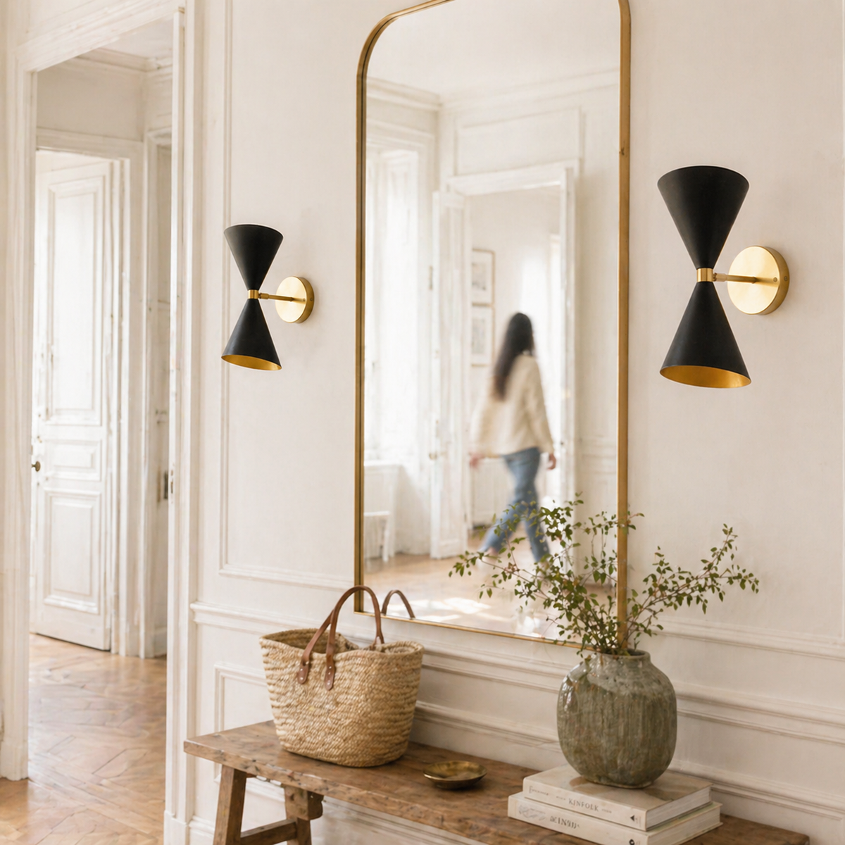 Applique murale design double cône - Shinex