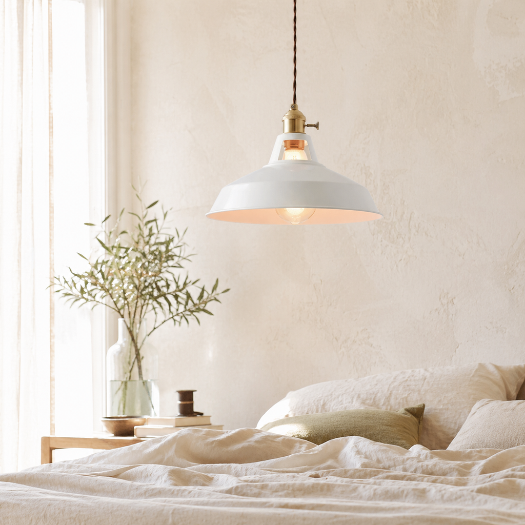 Suspension led en métal coloré loft - Halon