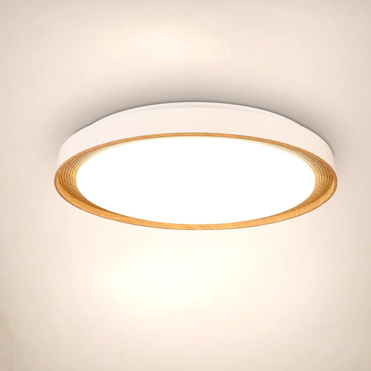 Plafonnier moderne à leds en bois pour éclairage intérieur - Ultra