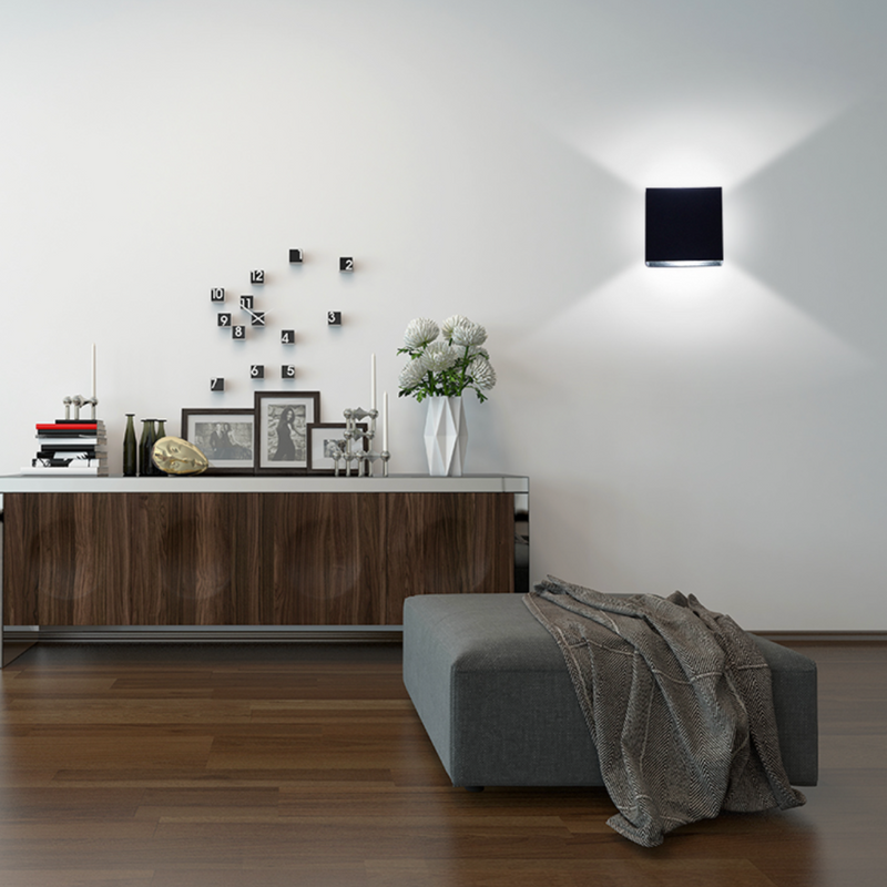 Applique murale led en cube - Solid