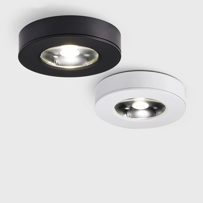 Spot moderne led extra fin rond en aluminium - Direct