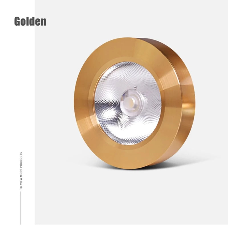 Spot moderne led extra fin rond en aluminium - Direct