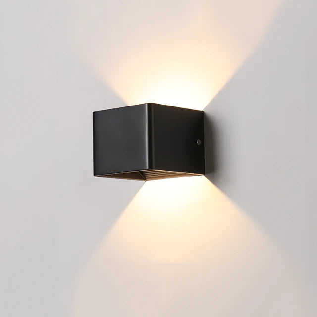 Applique murale led en cube - Solid