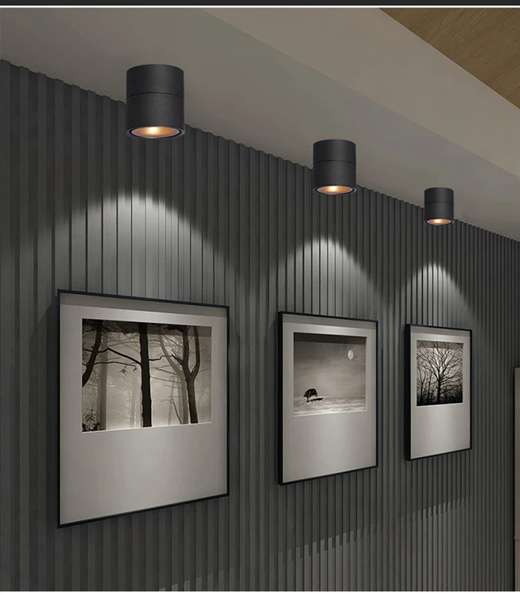 Plafonnier LED pliable et orientable à 360° - Aura