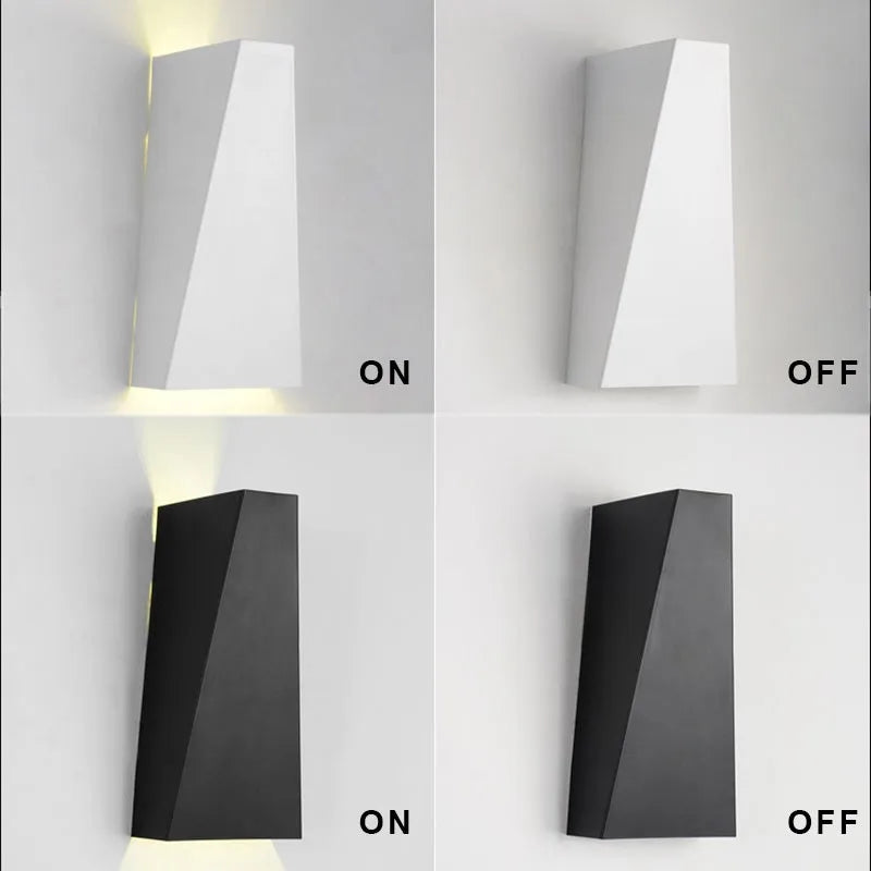 Applique design led cubique (noir ou blanc) - Module