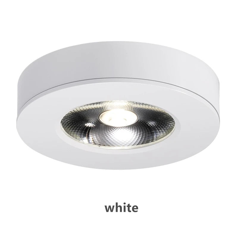 Spot moderne led extra fin rond en aluminium - Direct