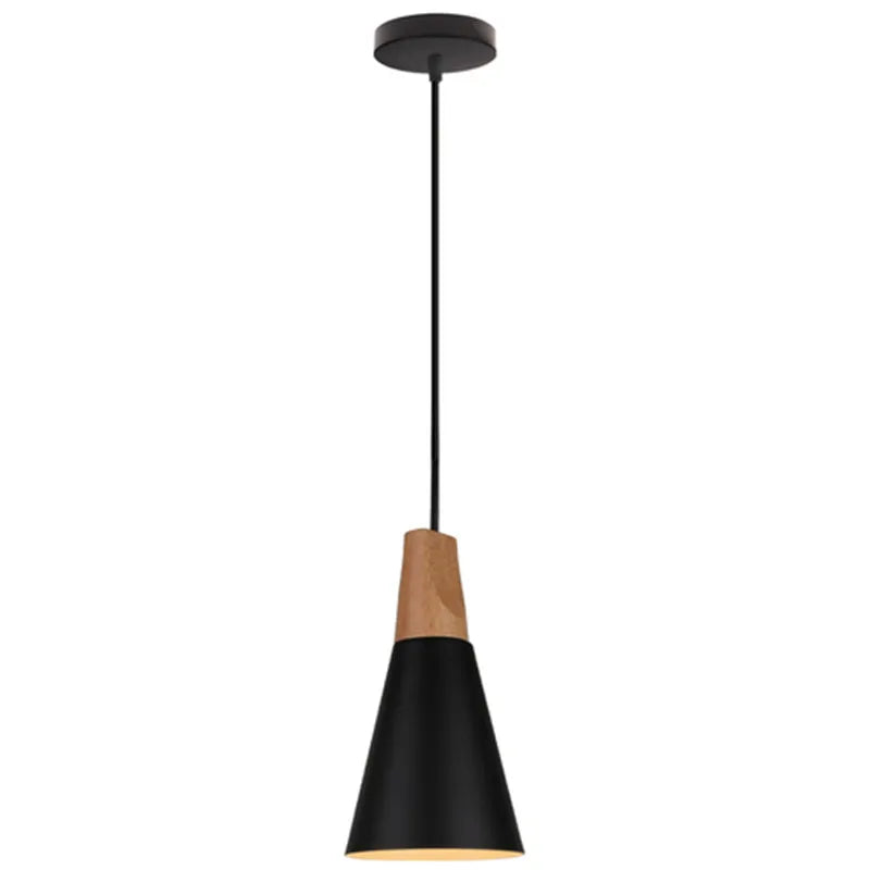 Suspension en métal coloré et bois de plusieurs formes - Kappa