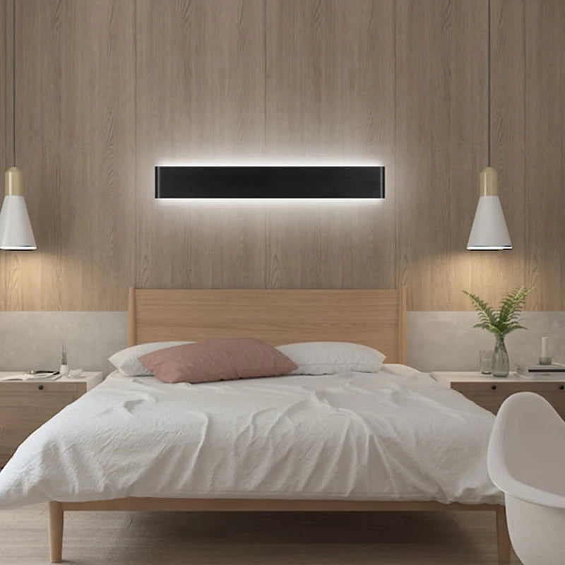 Applique murale longue en aluminium et à led - Basis