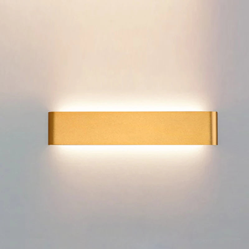 Applique murale longue en aluminium et à led - Basis