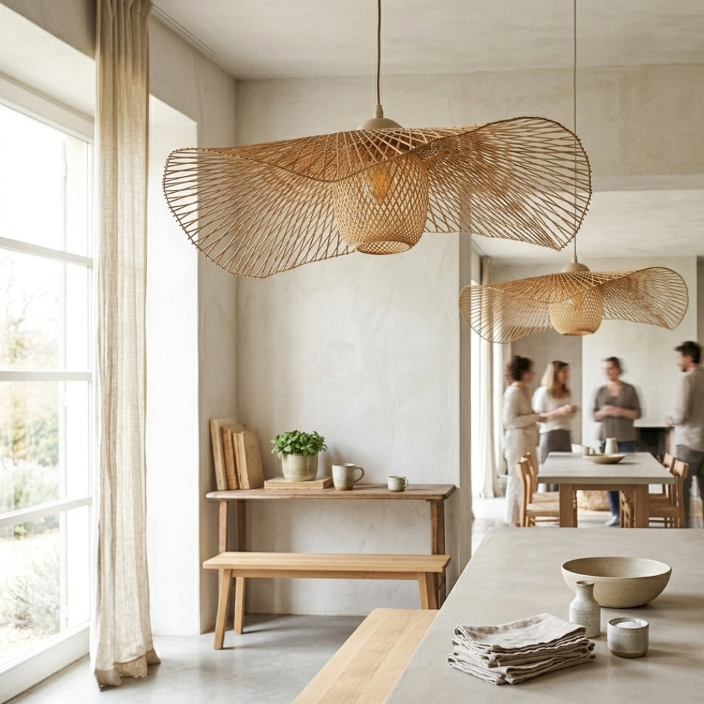 Suspension en bambou de style japonais - Luxpanel