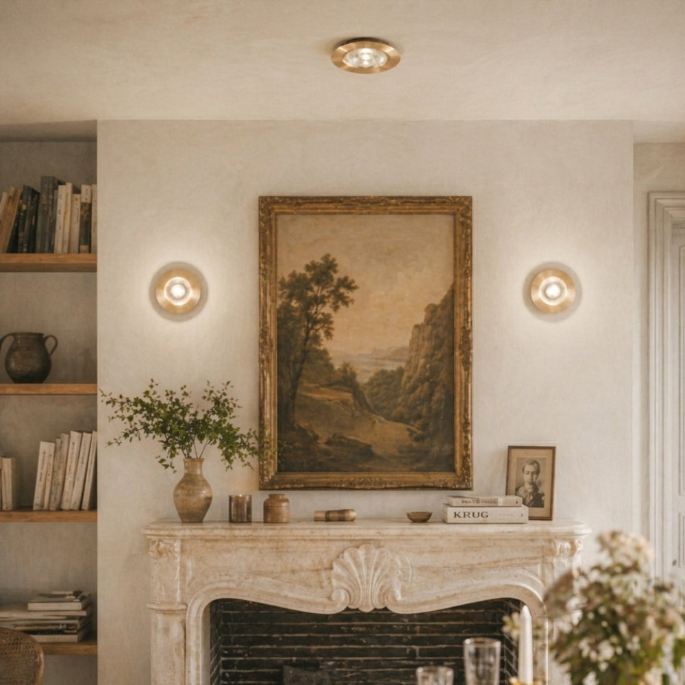 Spot moderne led extra fin rond en aluminium - Direct