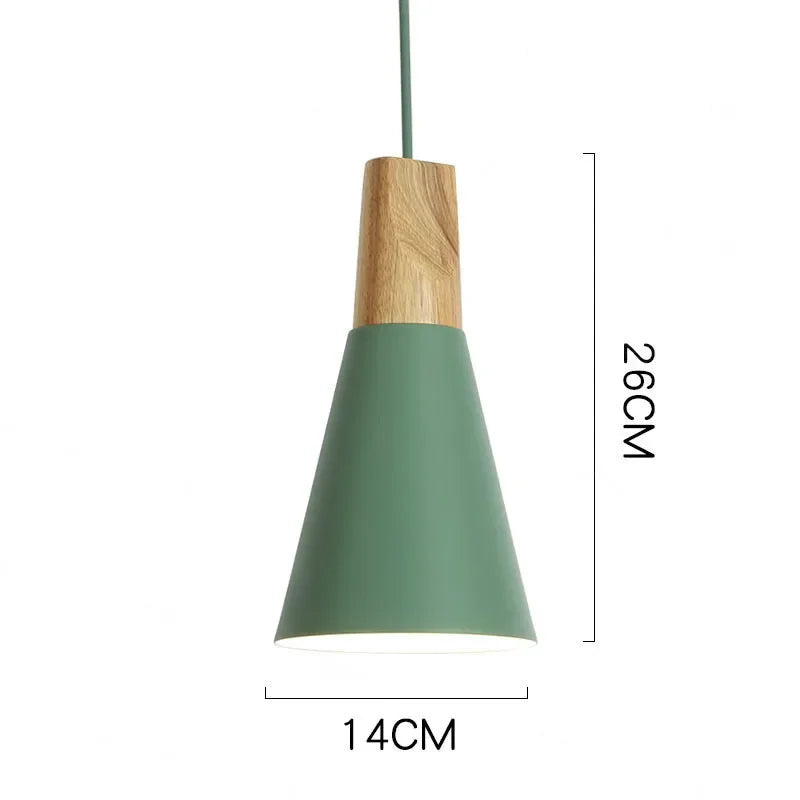 Suspension design à led en verre coloré - Solis