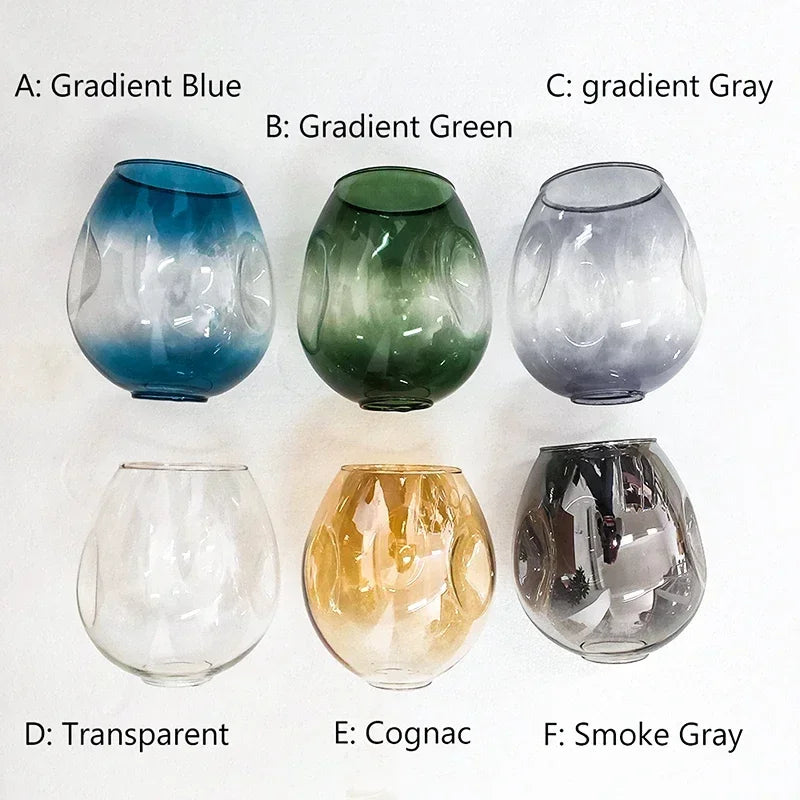 Lustre design à led avec branches métal et bulles en verre - Diffus