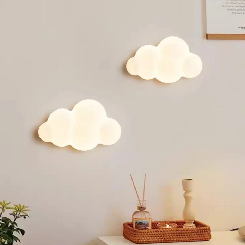 Applique murale nuage et étoile pour chambre enfant - Glowa