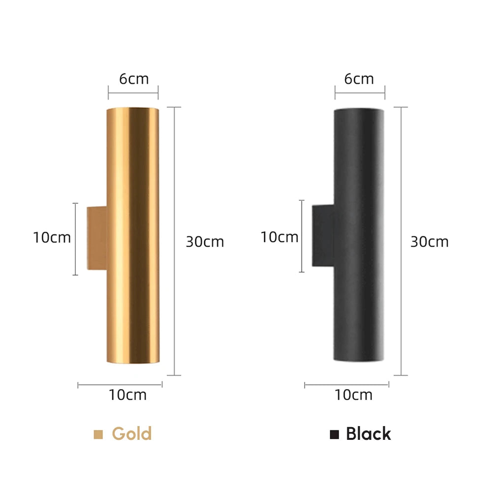 Applique design tube cylindrique à led - Linear