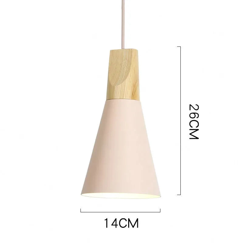 Suspension design à led en verre coloré - Solis