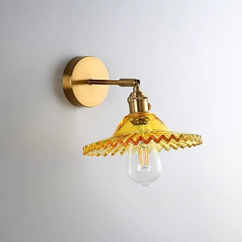 Applique murale vintage en laiton - Suspax