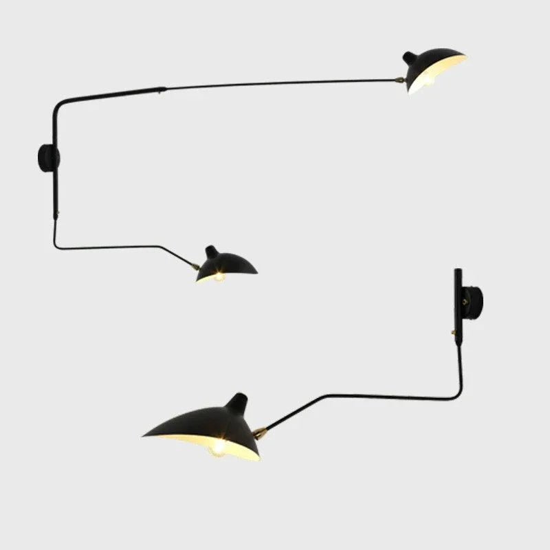 Applique murale design led dirigeable style retro swing - Street
