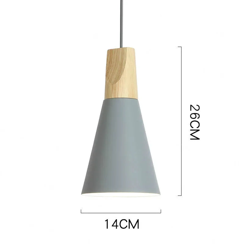 Suspension design à led en verre coloré - Solis