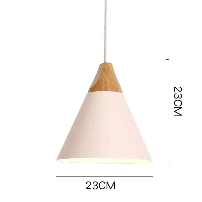 Suspension design à led en verre coloré - Solis