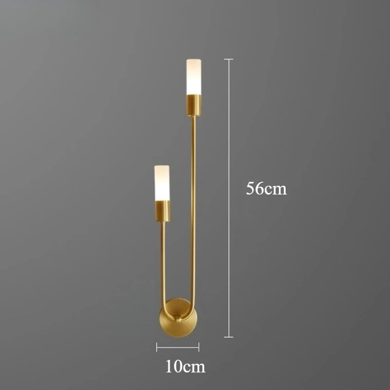 Applique murale design led minimaliste en forme de u - Quant