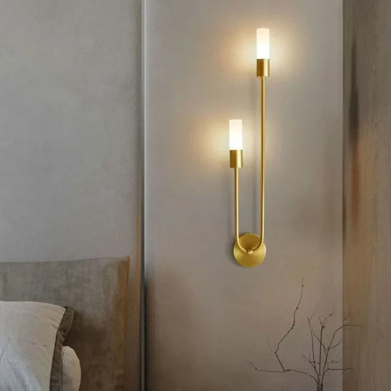 Applique murale design led minimaliste en forme de u - Quant