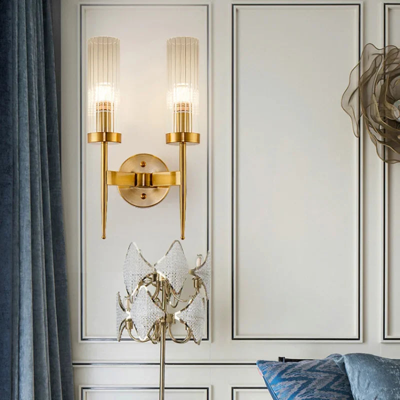 Applique murale doré à led - Shine