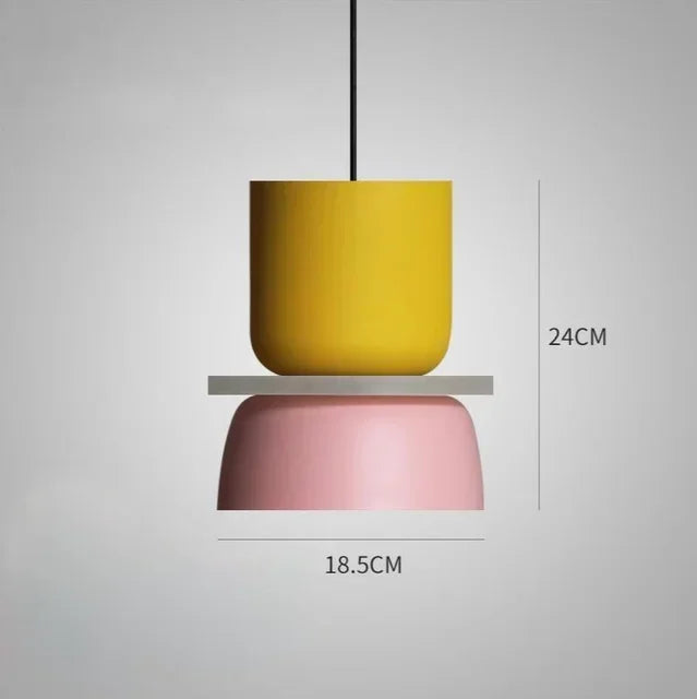 Suspension colorée de formes ludiques - Prisma