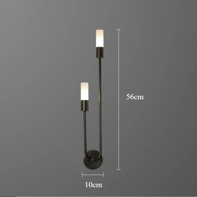 Applique murale design led minimaliste en forme de u - Quant